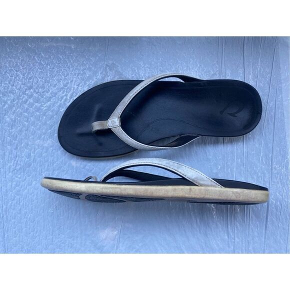 Olukai Women’s Ohana Koa Tan Flip Flop Sz 10 US - Picture 2 of 7